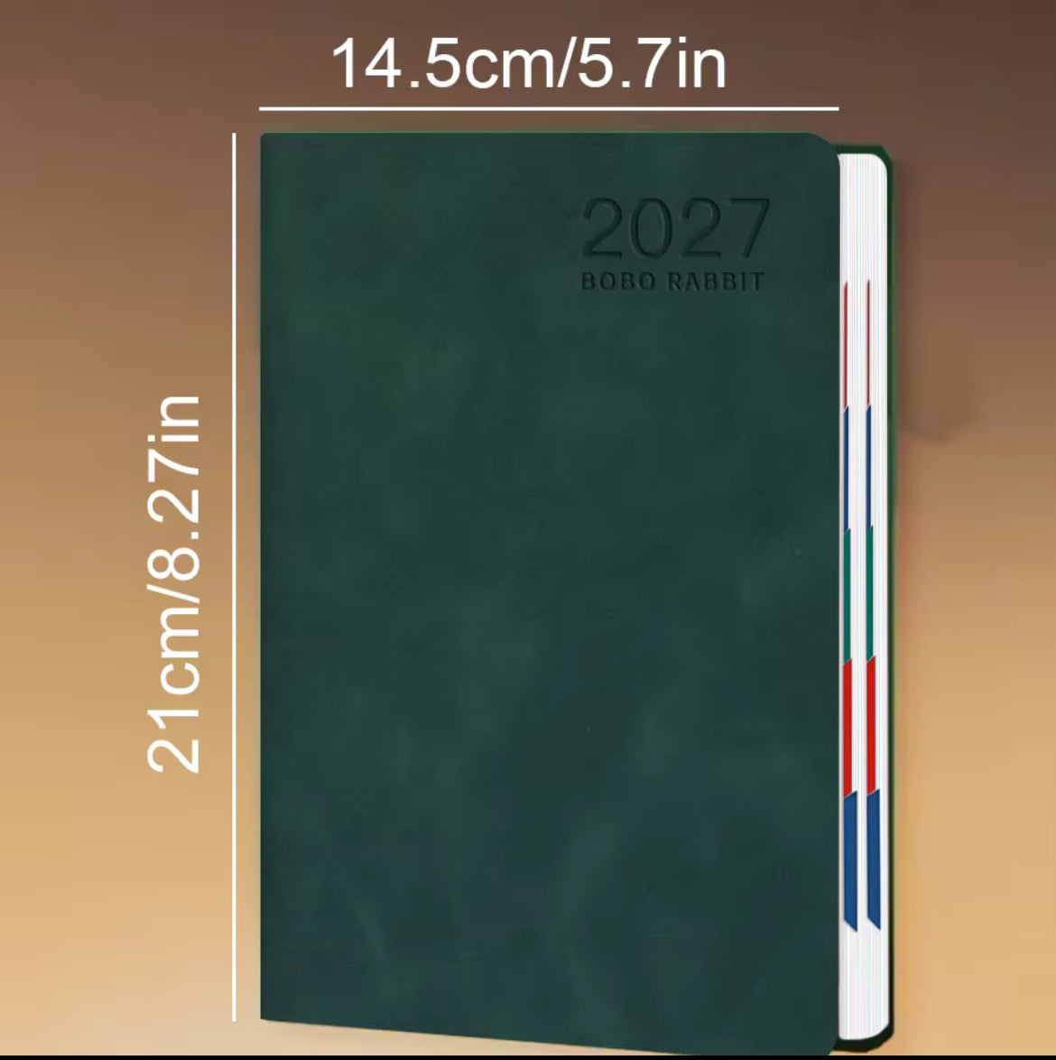 2027 Daily Planner Calendar Diary – 320 Pages